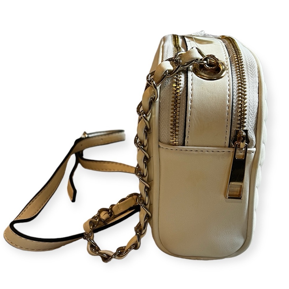 ALDO Chevron Crossbody Bag- White - Picture 9 of 11